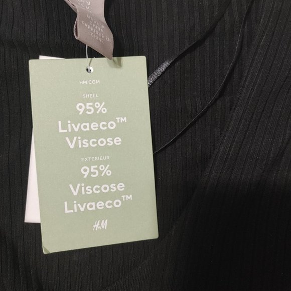 H&M ribbed top new with tags size medium - Picture 3 of 3